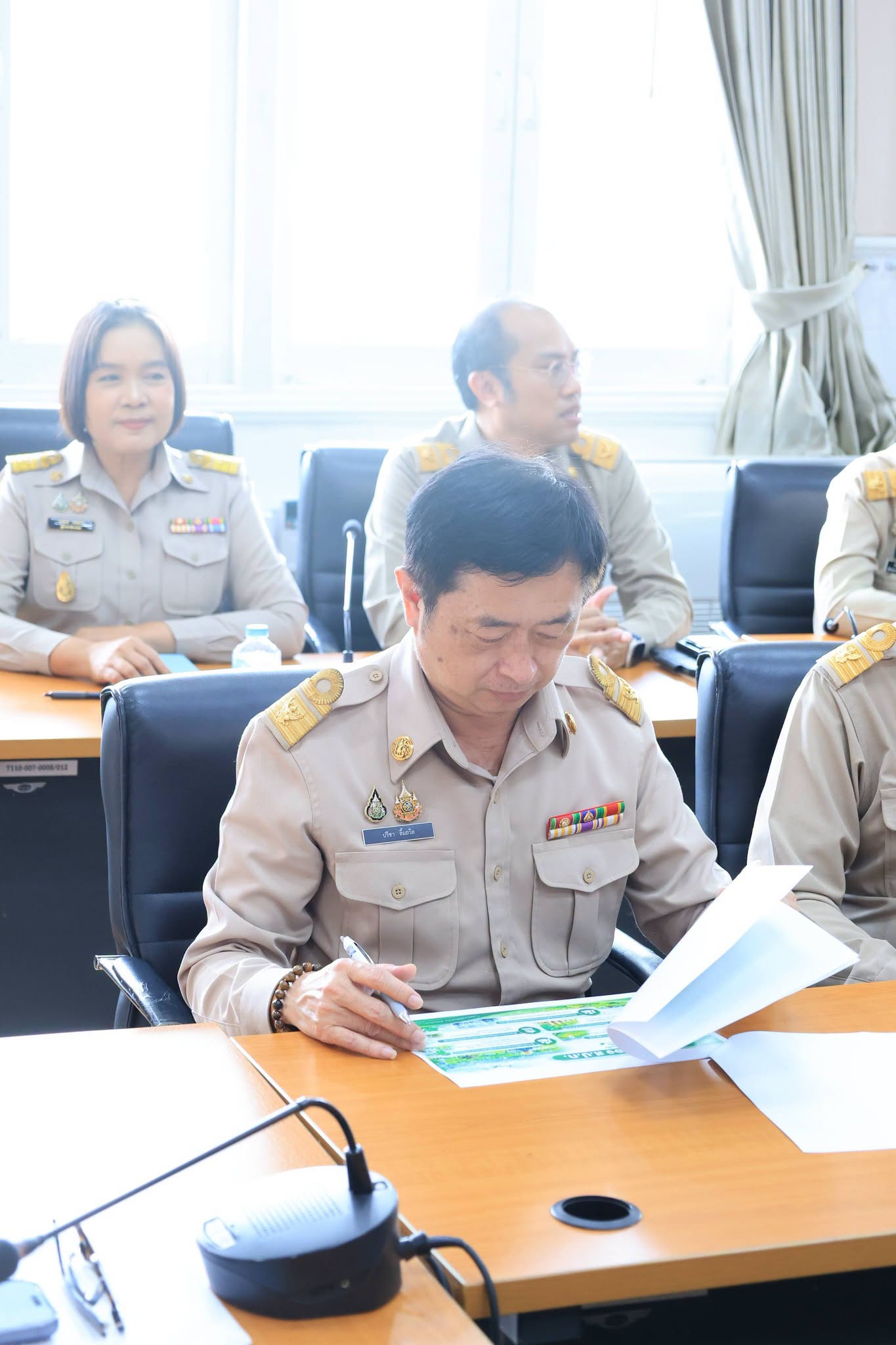 title - คณะผู้บริหาร ส.ป.ก. แสดงความยินดี เนื่องในโอกาส ปลัดกระทรวงเกษตรและสหกรณ์ เข้ารับตำแหน่งใหม่